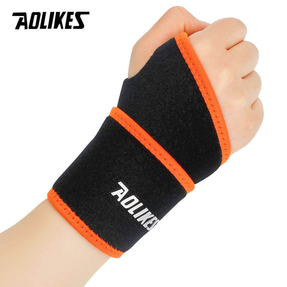 Wrist Wraps Weightlifting Support - AOLIKES-Soporte de muñeca ajustable, estabilizador de
