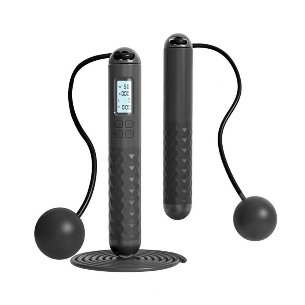 Smart Jump Rope Digital Counter - Cuerda para saltar portátil, sin cuerda,