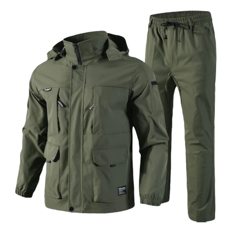 Hiking - Conjuntos Tácticos Impermeables para Hombre, Primavera-Otoño,
