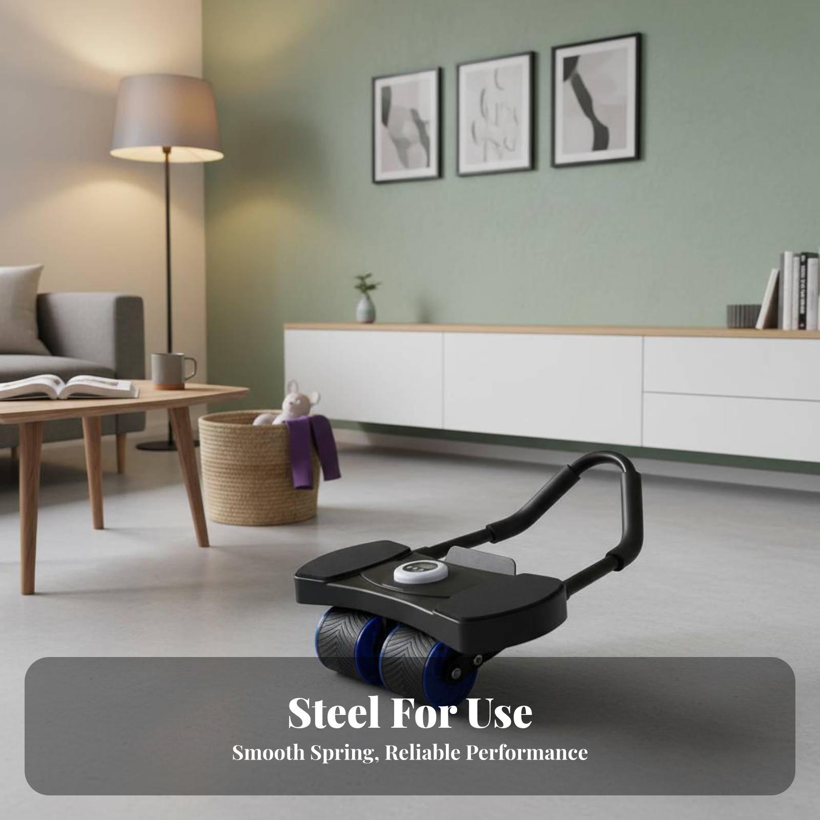 Equipo de Ejercicio Abdominal, - Ab Roller Wheel With Elbow Support reseña y precio