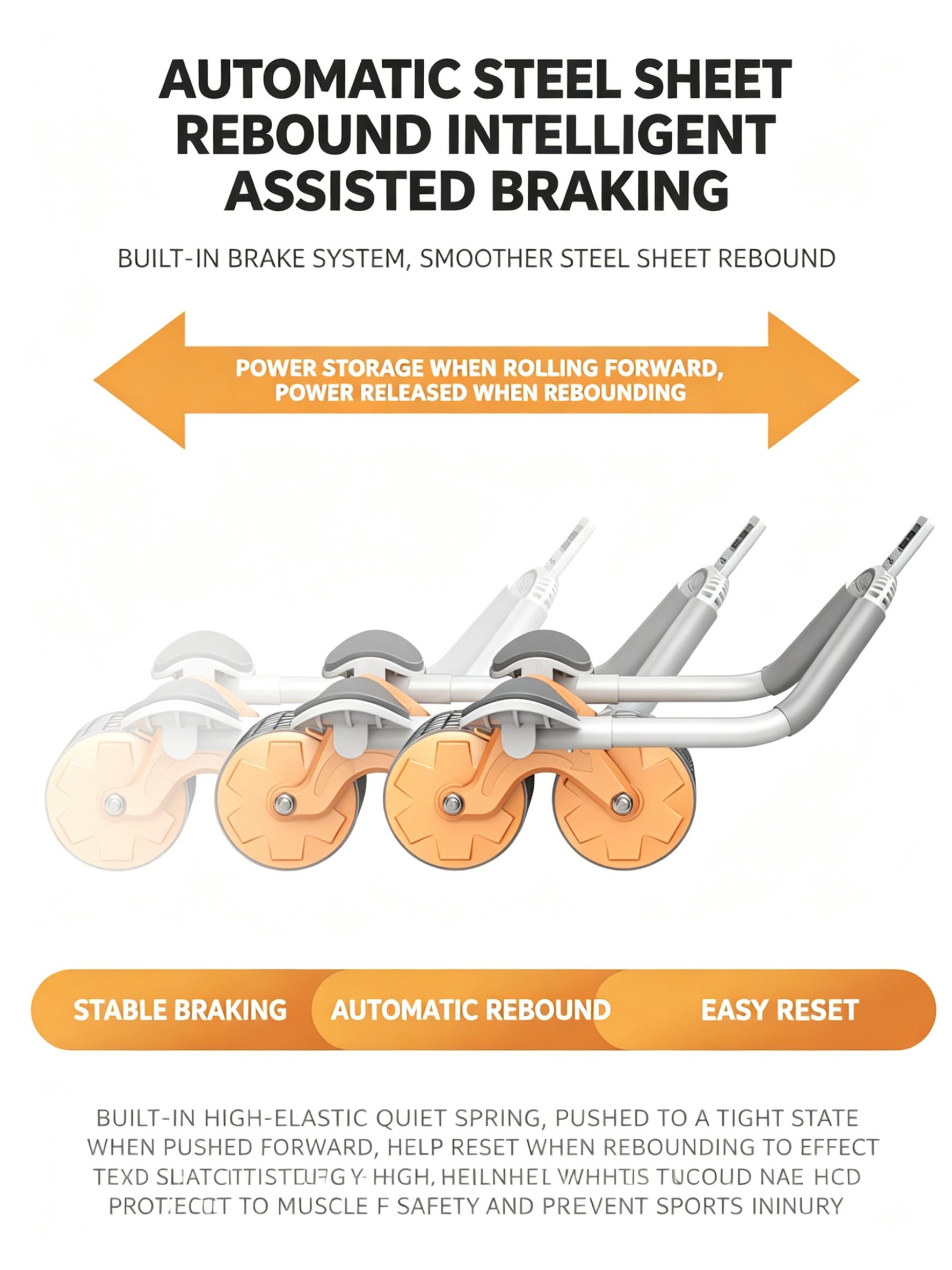 Rodillo Abdominal con Soporte  - Ab Roller Wheel With Elbow Support reseña y precio