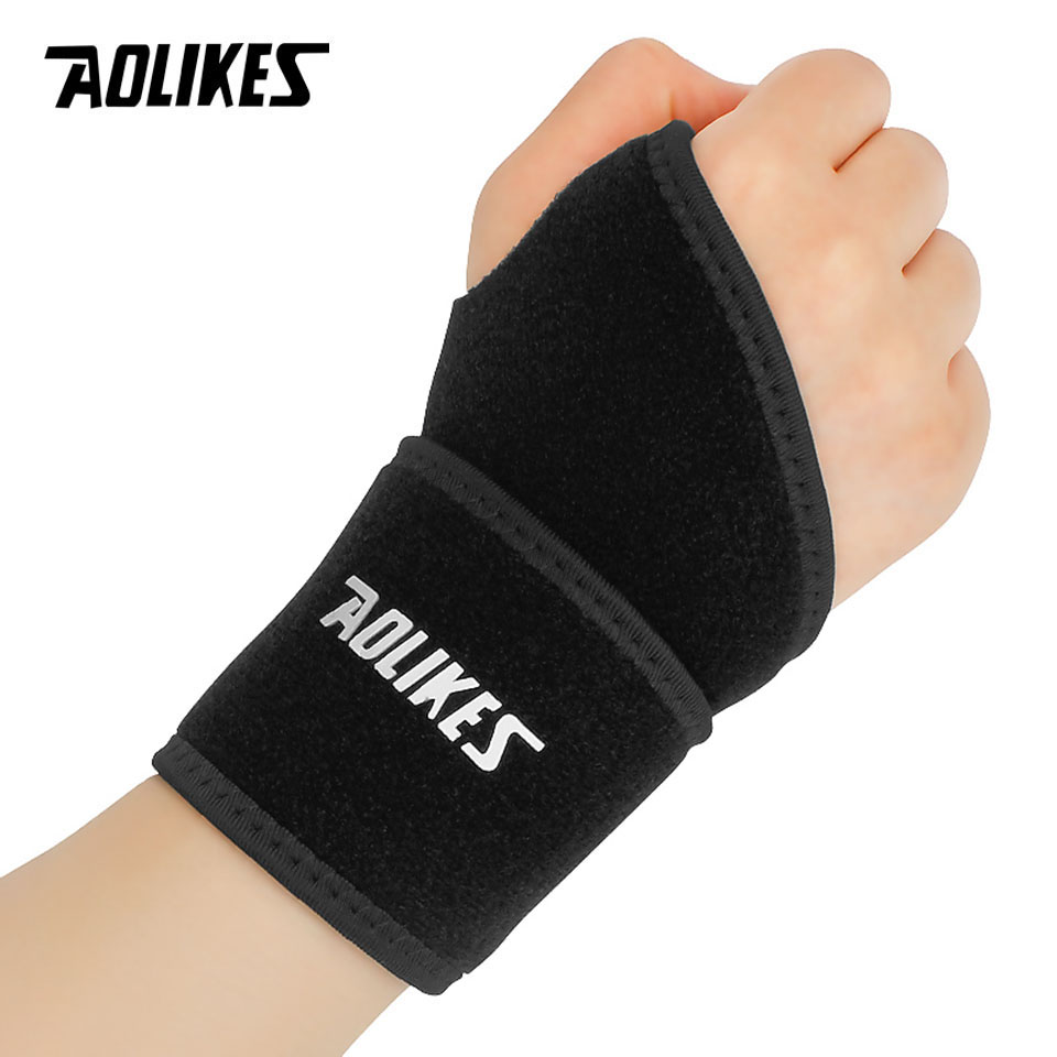 AOLIKES-Soporte de muñeca ajus - Wrist Wraps Weightlifting Support reseña y precio