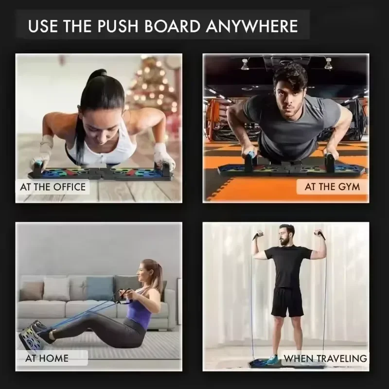 Tabla de Entrenamiento Muscula - Push Up Board Foldable Multi Function reseña y precio