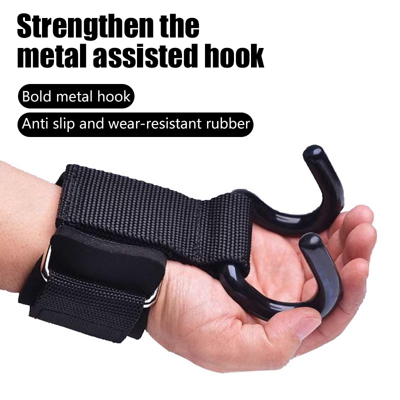 【F】2 unidades de ganchos para  - Wrist Wraps Weightlifting Support reseña y precio