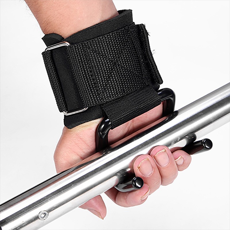1 par de empuñaduras de gancho - Wrist Wraps Weightlifting Support reseña y precio