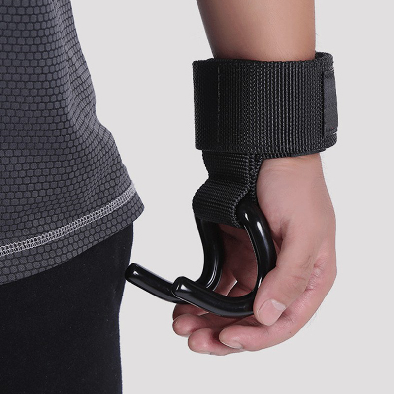 1 par de empuñaduras de gancho - Wrist Wraps Weightlifting Support reseña y precio