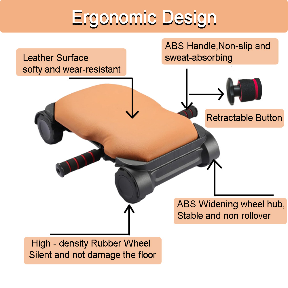 Rodillo Abdominal, Rodillo Abd - Ab Roller Wheel With Elbow Support reseña y precio