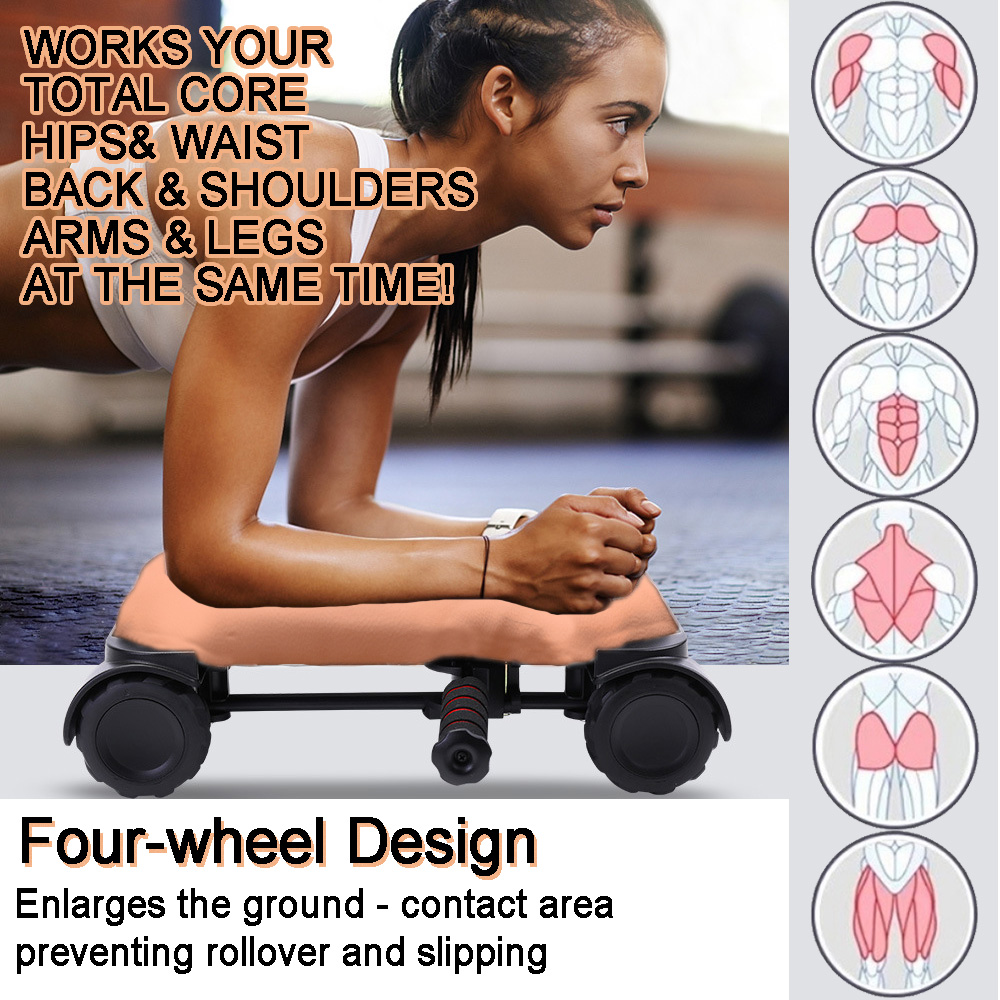 Rodillo Abdominal, Rodillo Abd - Ab Roller Wheel With Elbow Support reseña y precio