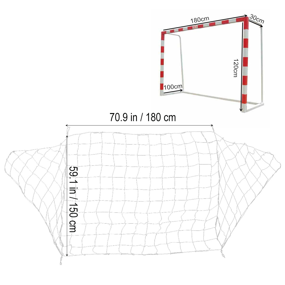 Portería de fútbol, herramient - Team Sports reseña y precio