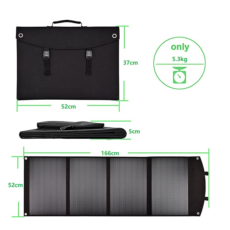 Paneles solares plegables de 1 - Hiking reseña y precio